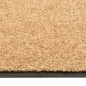 vidaXL Felpudo lavable crema 120x180 cm
