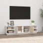 vidaXL Mueble de TV madera maciza de pino blanco 156x40x40 cm vidaXL Mueble de TV madera maciza de pino blanco 156x40x40 cm