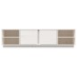 vidaXL Mueble de TV madera maciza de pino blanco 156x40x40 cm vidaXL Mueble de TV madera maciza de pino blanco 156x40x40 cm