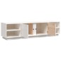 vidaXL Mueble de TV madera maciza de pino blanco 156x40x40 cm vidaXL Mueble de TV madera maciza de pino blanco 156x40x40 cm