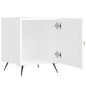 vidaXL Mesitas noche 2 uds madera ingeniería blanco brillo 40x40x50 cm vidaXL Mesitas noche 2 uds madera ingeniería blanco brillo 40x40x50 cm
