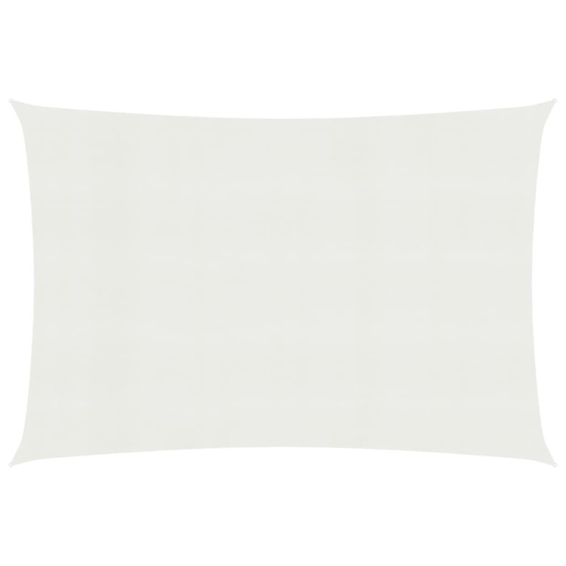 vidaXL Toldo de vela blanco HDPE 160 g/m² 3x4,5 m vidaXL Toldo de vela blanco HDPE 160 g/m² 3x4,5 m