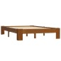 vidaXL Estructura de cama madera maciza pino marrón claro 120x200 cm vidaXL Estructura de cama madera maciza pino marrón claro 120x200 cm
