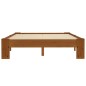 vidaXL Estructura de cama madera maciza pino marrón claro 120x200 cm vidaXL Estructura de cama madera maciza pino marrón claro 120x200 cm