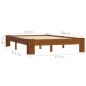 vidaXL Estructura de cama madera maciza pino marrón claro 120x200 cm vidaXL Estructura de cama madera maciza pino marrón claro 120x200 cm