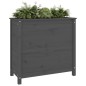 vidaXL Jardinera madera maciza de pino gris 82,5x40x78 cm vidaXL Jardinera madera maciza de pino gris 82,5x40x78 cm