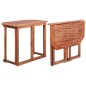vidaXL Mesa para terraza bistró madera maciza de acacia 90x50x75 cm vidaXL Mesa para terraza bistró madera maciza de acacia 90x50x75 cm