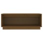 vidaXL Mueble de TV madera maciza de pino marrón miel 90x35x35 cm vidaXL Mueble de TV madera maciza de pino marrón miel 90x35x35 cm