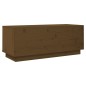 vidaXL Mueble de TV madera maciza de pino marrón miel 90x35x35 cm vidaXL Mueble de TV madera maciza de pino marrón miel 90x35x35 cm