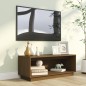 vidaXL Mueble de TV madera maciza de pino marrón miel 90x35x35 cm vidaXL Mueble de TV madera maciza de pino marrón miel 90x35x35 cm