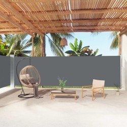 vidaXL Toldo lateral retráctil antracita 180x1000 cm