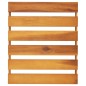 vidaXL Estantería plegable 3 alturas madera acacia marrón 43x31x63 cm vidaXL Estantería plegable 3 alturas madera acacia marrón 43x31x63 cm