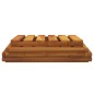 vidaXL Estantería plegable 3 alturas madera acacia marrón 43x31x63 cm vidaXL Estantería plegable 3 alturas madera acacia marrón 43x31x63 cm