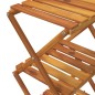 vidaXL Estantería plegable 3 alturas madera acacia marrón 43x31x63 cm vidaXL Estantería plegable 3 alturas madera acacia marrón 43x31x63 cm