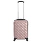vidaXL Maleta con ruedas trolley rígida rosa dorado ABS vidaXL Maleta con ruedas trolley rígida rosa dorado ABS