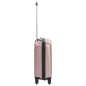 vidaXL Maleta con ruedas trolley rígida rosa dorado ABS vidaXL Maleta con ruedas trolley rígida rosa dorado ABS