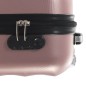 vidaXL Maleta con ruedas trolley rígida rosa dorado ABS vidaXL Maleta con ruedas trolley rígida rosa dorado ABS
