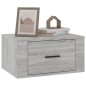 vidaXL Mesita de noche de pared gris Sonoma 50x36x25 cm vidaXL Mesita de noche de pared gris Sonoma 50x36x25 cm
