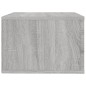 vidaXL Mesita de noche de pared gris Sonoma 50x36x25 cm vidaXL Mesita de noche de pared gris Sonoma 50x36x25 cm