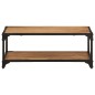 vidaXL Mesa de centro de madera maciza acacia 90x45x35 cm