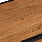 vidaXL Mesa de centro de madera maciza acacia 90x45x35 cm