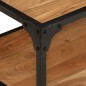 vidaXL Mesa de centro de madera maciza acacia 90x45x35 cm