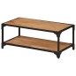 vidaXL Mesa de centro de madera maciza acacia 90x45x35 cm