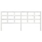 vidaXL Cabecero de cama madera maciza de pino blanco 205,5x4x100 cm vidaXL Cabecero de cama madera maciza de pino blanco 205,5x4x100 cm
