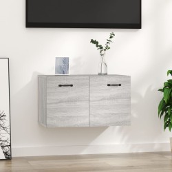 vidaXL Armario pared madera contrachapada gris Sonoma 60x36,5x35 cm