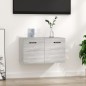 vidaXL Armario pared madera contrachapada gris Sonoma 60x36,5x35 cm vidaXL Armario pared madera contrachapada gris Sonoma 60x36,5x35 cm