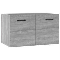 vidaXL Armario pared madera contrachapada gris Sonoma 60x36,5x35 cm