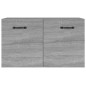 vidaXL Armario pared madera contrachapada gris Sonoma 60x36,5x35 cm vidaXL Armario pared madera contrachapada gris Sonoma 60x36,5x35 cm
