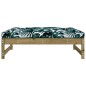 vidaXL Taburete de jardín madera de pino impregnada 120x80 cm vidaXL Taburete de jardín madera de pino impregnada 120x80 cm
