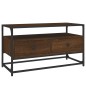 vidaXL Mueble para TV madera contrachapada roble marrón 80x35x45 cm vidaXL Mueble para TV madera contrachapada roble marrón 80x35x45 cm