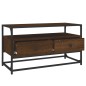 vidaXL Mueble para TV madera contrachapada roble marrón 80x35x45 cm vidaXL Mueble para TV madera contrachapada roble marrón 80x35x45 cm