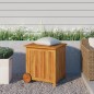 vidaXL Caja de almacenaje de jardín ruedas acacia maciza 60x50x58 cm vidaXL Caja de almacenaje de jardín ruedas acacia maciza 60x50x58 cm