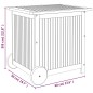 vidaXL Caja de almacenaje de jardín ruedas acacia maciza 60x50x58 cm vidaXL Caja de almacenaje de jardín ruedas acacia maciza 60x50x58 cm