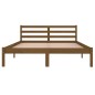 vidaXL Estructura de cama madera maciza de pino marrón miel 140x200 cm vidaXL Estructura de cama madera maciza de pino marrón miel 140x200 cm