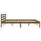 vidaXL Estructura de cama madera maciza de pino marrón miel 140x200 cm vidaXL Estructura de cama madera maciza de pino marrón miel 140x200 cm