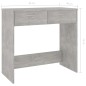 vidaXL Escritorio de madera contrachapada gris hormigón 80x40x75 cm vidaXL Escritorio de madera contrachapada gris hormigón 80x40x75 cm