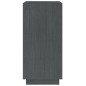 vidaXL Estantería de madera maciza de pino gris 40x35x71 cm vidaXL Estantería de madera maciza de pino gris 40x35x71 cm