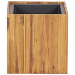 vidaXL Arriate de madera maciza de acacia 33,5x33,5x33,5 cm