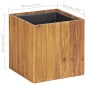 vidaXL Arriate de madera maciza de acacia 33,5x33,5x33,5 cm vidaXL Arriate de madera maciza de acacia 33,5x33,5x33,5 cm
