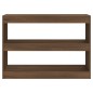 vidaXL Estantería/divisor de espacios roble marrón 100x30x72 cm vidaXL Estantería/divisor de espacios roble marrón 100x30x72 cm