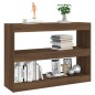 vidaXL Estantería/divisor de espacios roble marrón 100x30x72 cm vidaXL Estantería/divisor de espacios roble marrón 100x30x72 cm