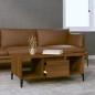 vidaXL Mesa de centro madera contrachapada marrón roble 90x50x36,5 cm vidaXL Mesa de centro madera contrachapada marrón roble 90x50x36,5 cm