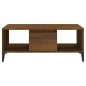 vidaXL Mesa de centro madera contrachapada marrón roble 90x50x36,5 cm vidaXL Mesa de centro madera contrachapada marrón roble 90x50x36,5 cm