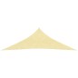 vidaXL Toldo de vela HDPE beige 160 g/m² 4x4x5,8 m vidaXL Toldo de vela HDPE beige 160 g/m² 4x4x5,8 m