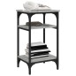 vidaXL Mesa auxiliar madera contrachapada gris Sonoma 35x30x60 cm vidaXL Mesa auxiliar madera contrachapada gris Sonoma 35x30x60 cm