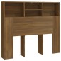 vidaXL Mueble cabecero marrón roble 120x19x103,5 cm vidaXL Mueble cabecero marrón roble 120x19x103,5 cm